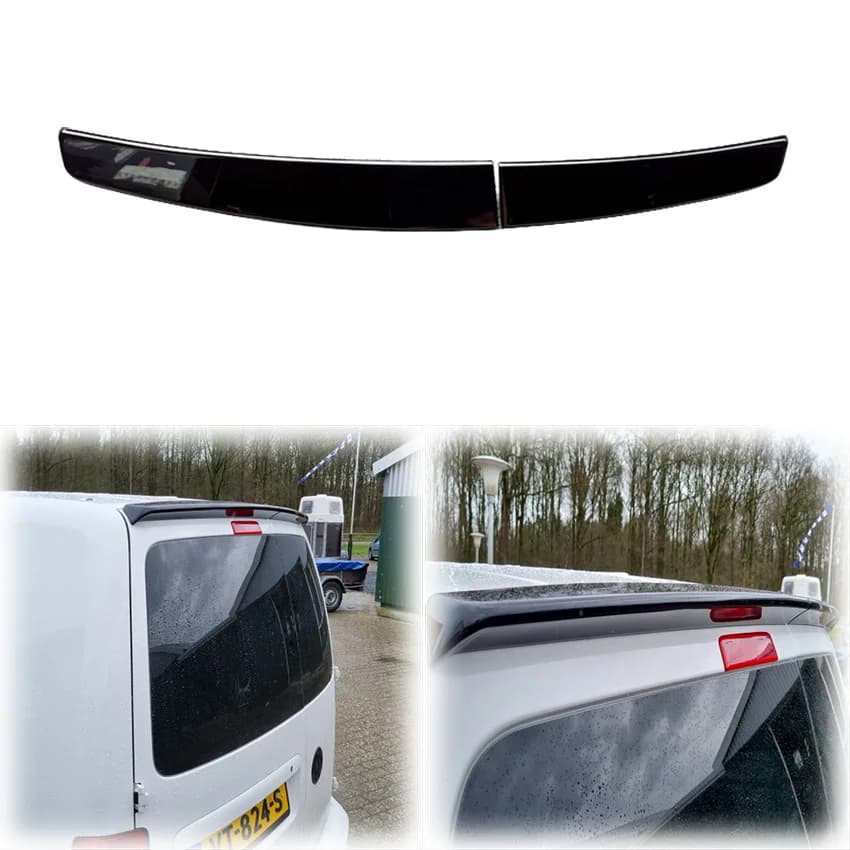 2005-2018 For VW Volkswagen Caddy Double Door Rear Trunk Spoiler Lid Wing Car By High Quality ABS Gloss Black Carbon Look White