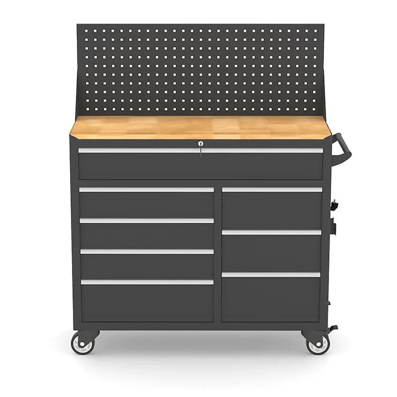 Eight-pump tool cart Thickened auto repair hardware tool cart Multi-pump mobile maintenance storage toolbox