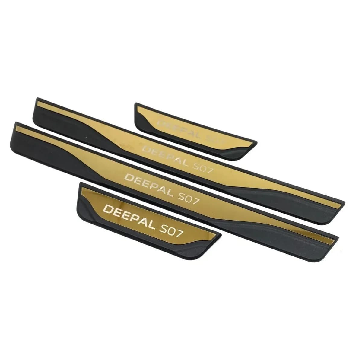 For DEEPAL S07 2024 2025 2026 2027 Stainless Steel Plastic Car Door Sill Plate 3D Sticker Protection Interiors Styling Auto Part