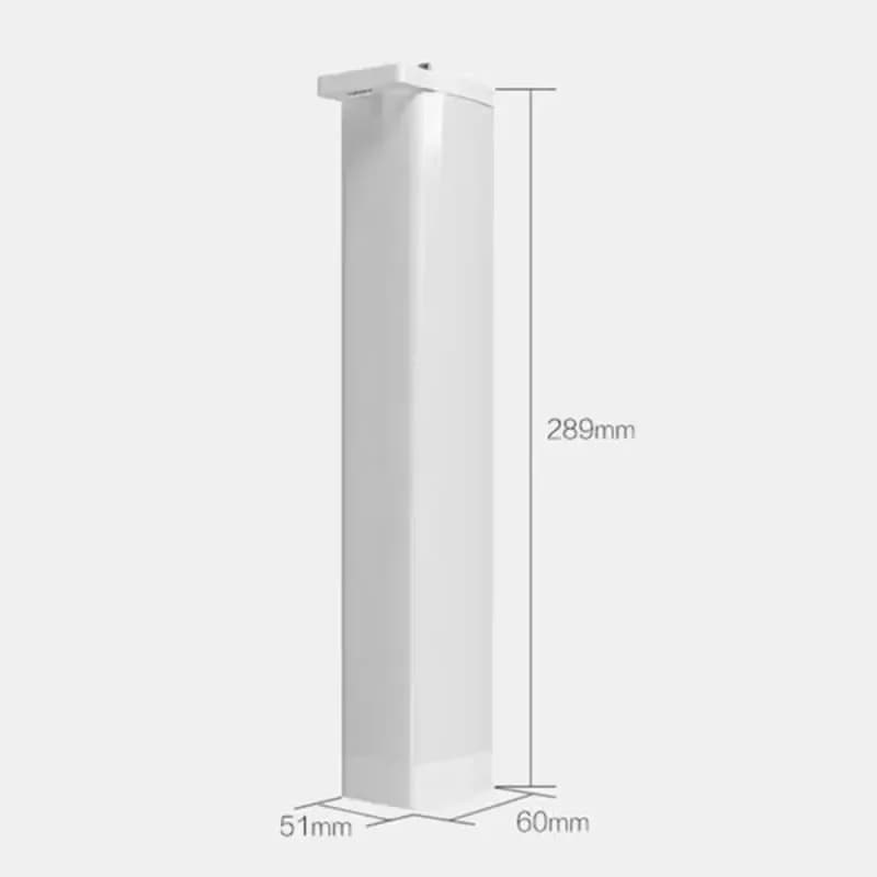 White Channel Flat Curtain Ceiling Electric Curtain Track Guide