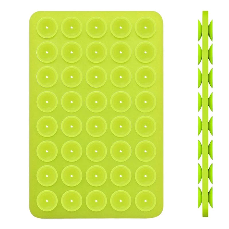 Non-slip Backed Adhesive Sucker Pad Fixed Pad 40 Double Side Silicone Suction Pad For Mobile Phone Fixture Suction Cup