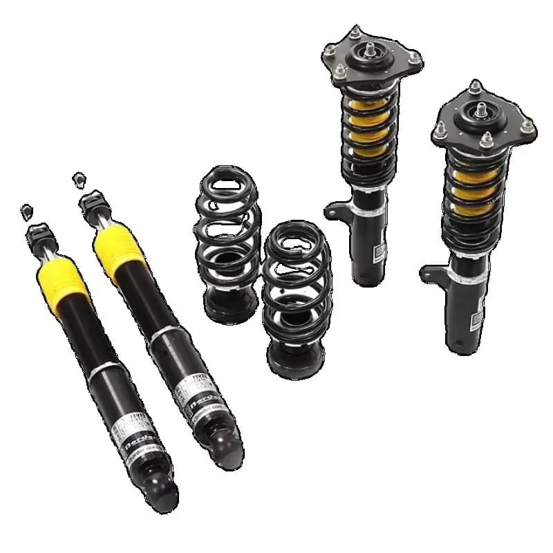 Twisted tooth shock absorber reduces body soft and hard adjustable suspension shock absorber