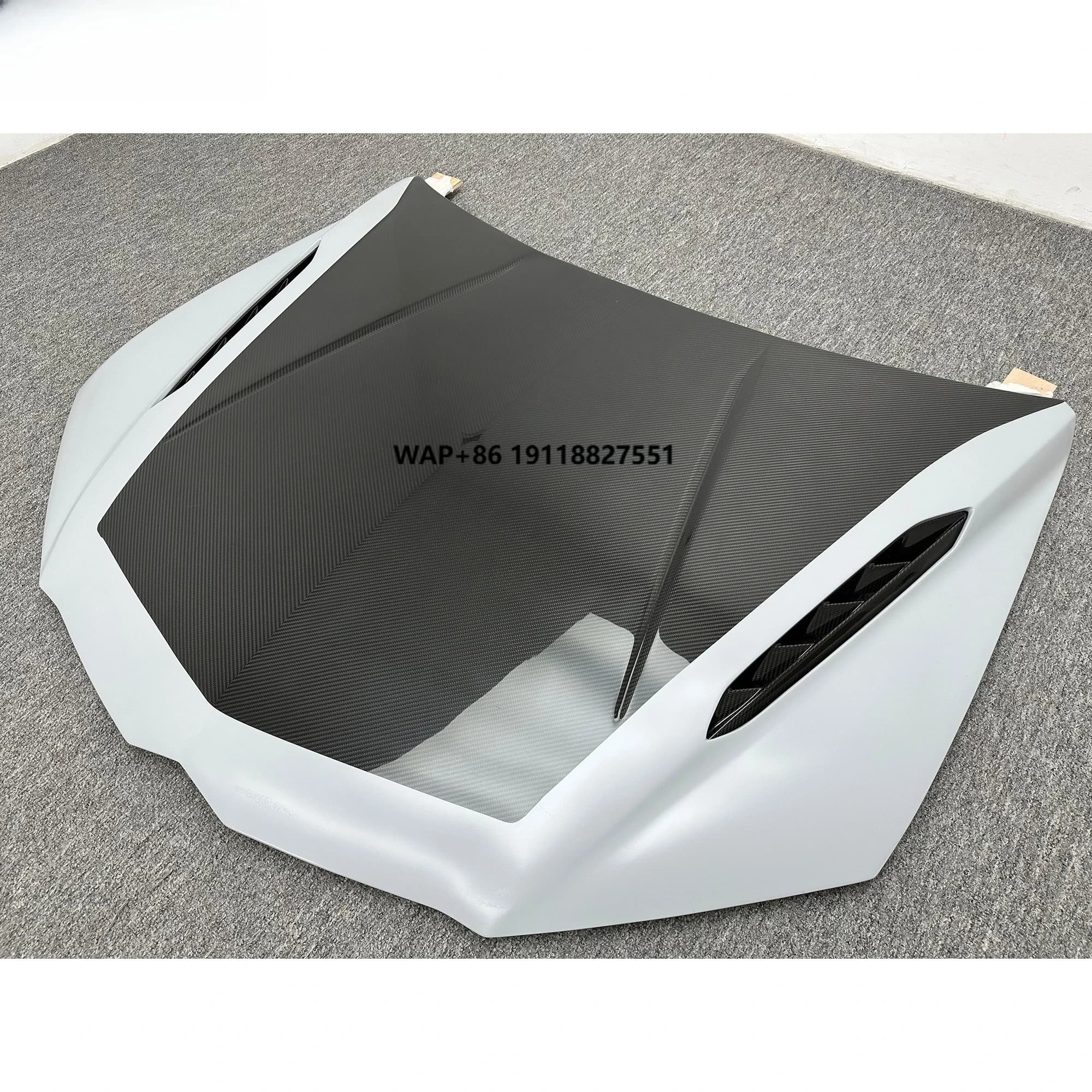 Performante Style Partial Dry Carbon Fiber Front Bonnet forURUS Engine Cover Hood Car Body Kits Parts Carbon Hood