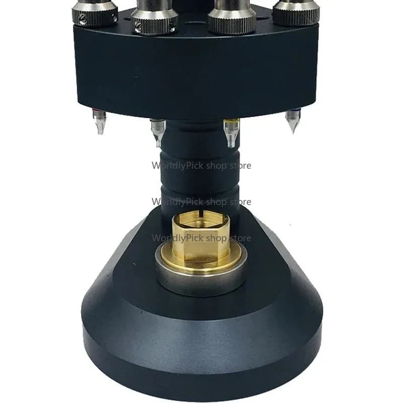 Clock Hand Setting Tool with Four Revolver Clock, Hand Assembly Machine, Manual Repair Table and Tool, GY0105-4