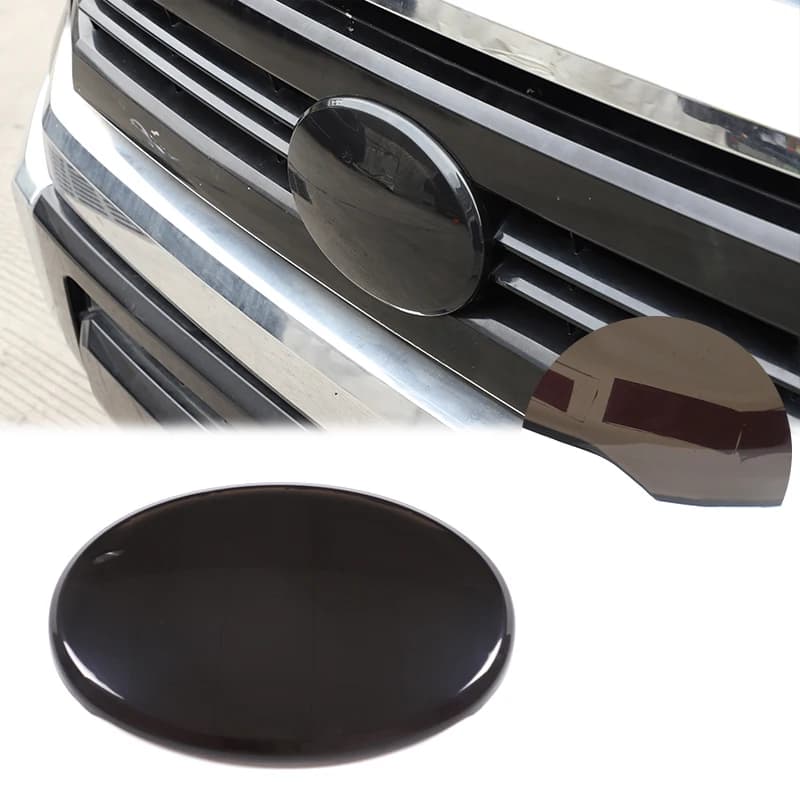 For Toyota Tundra 2007-2021 ABS black car front logo cover decorative sticker car exterior protection accessories