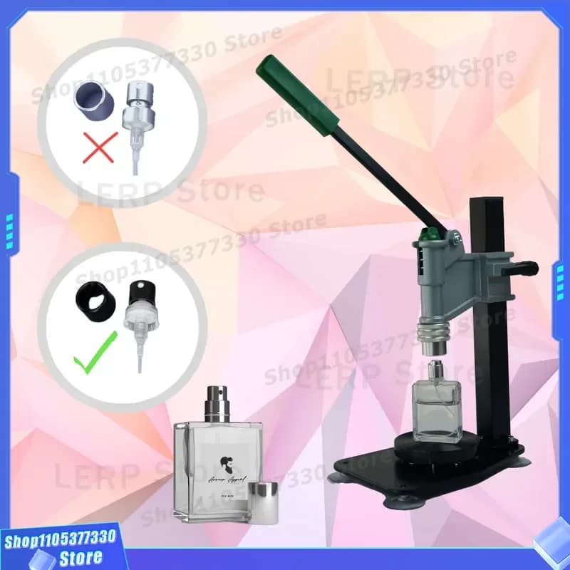Manual Perfume Card Sealing Machine Small Desktop Plastic Capping Device Fog Spray Dispenser Gland Tool Factory Direct Sale