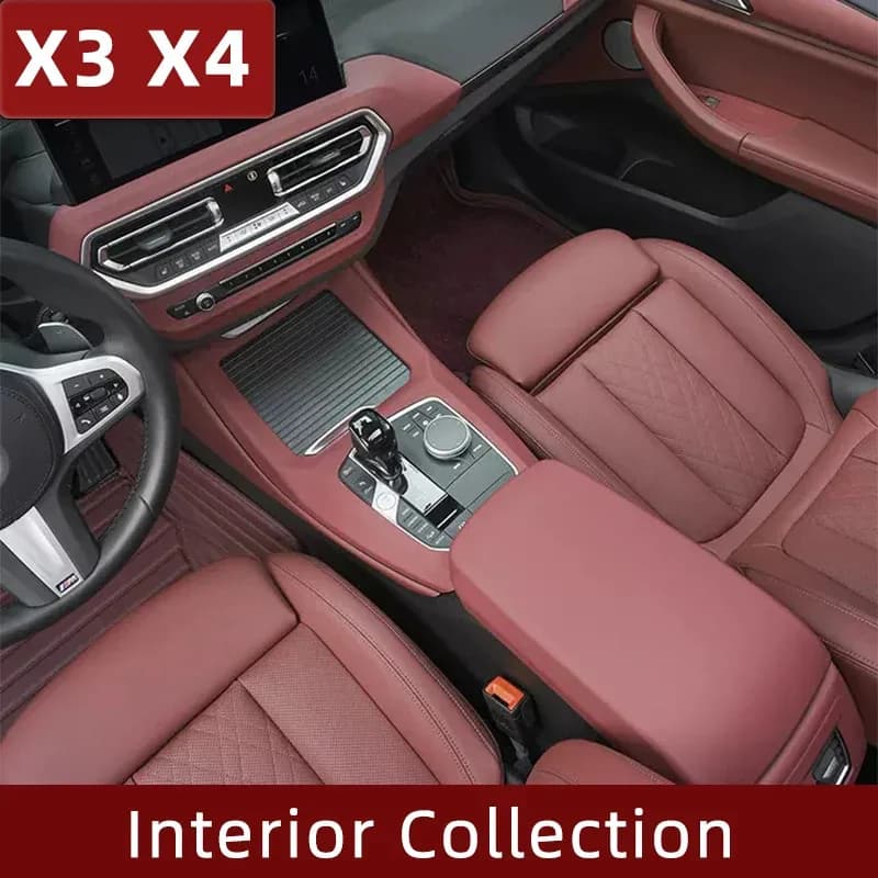 Car Central control Air conditioning outlet, Armrest Box Cover Panel For BMW X3 X4 G01 G02 2022 Interior Stickers Accessories