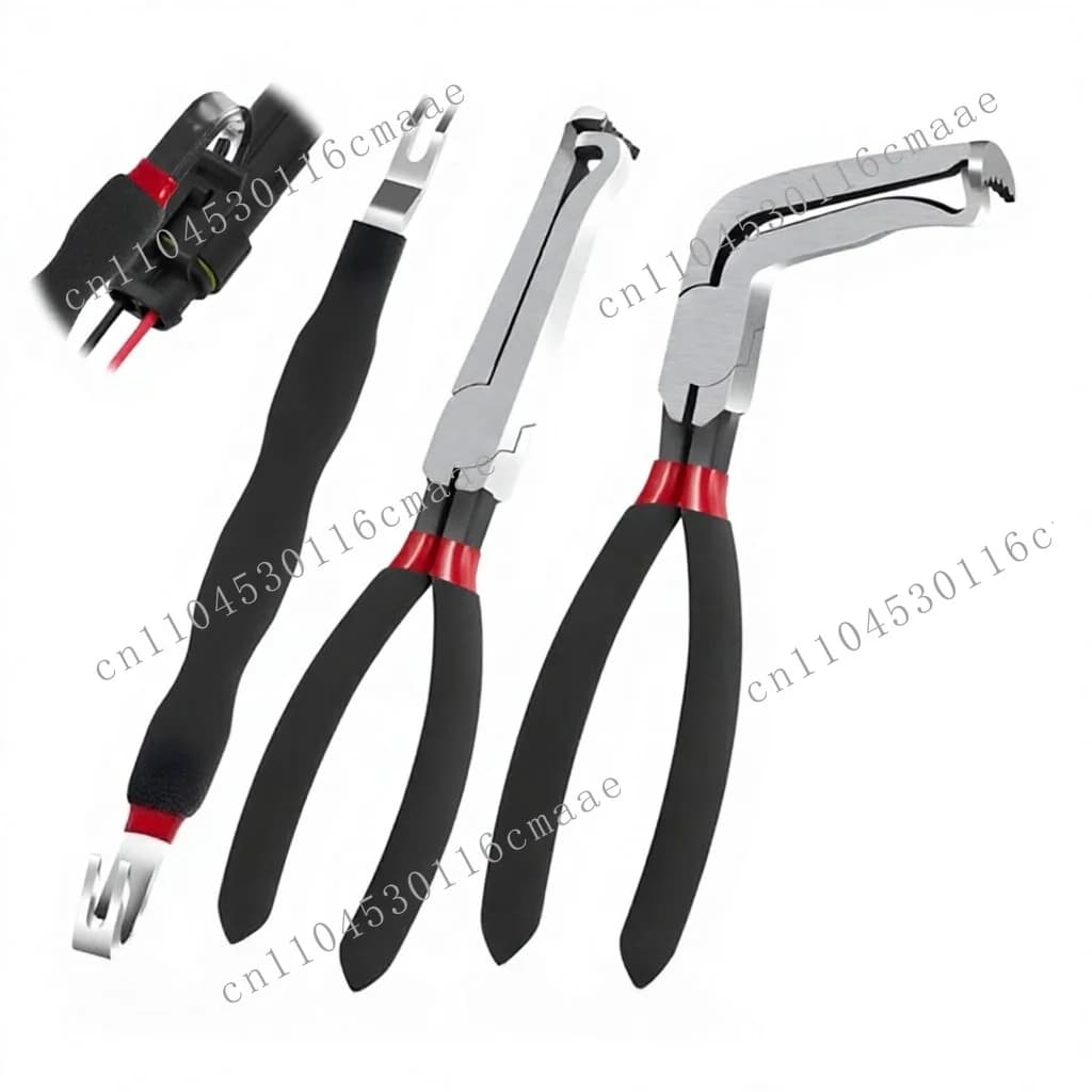 8-Inch 60-degree angle electric bolt cutters for automotive connector sensors - a tool for removing cornered wire plugs