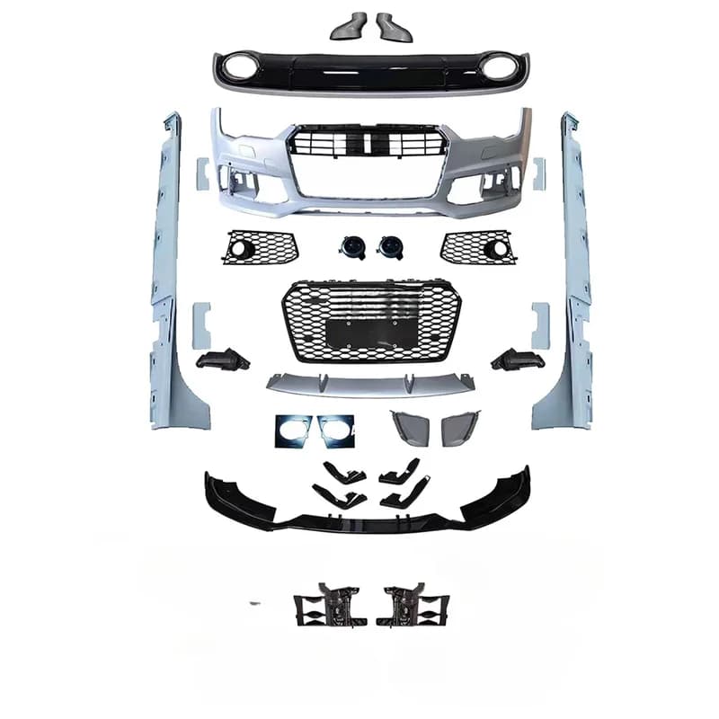 High Quality Body Kit Fit 2012-2015 A7 C7 Upgrade to 2016-2018 Model