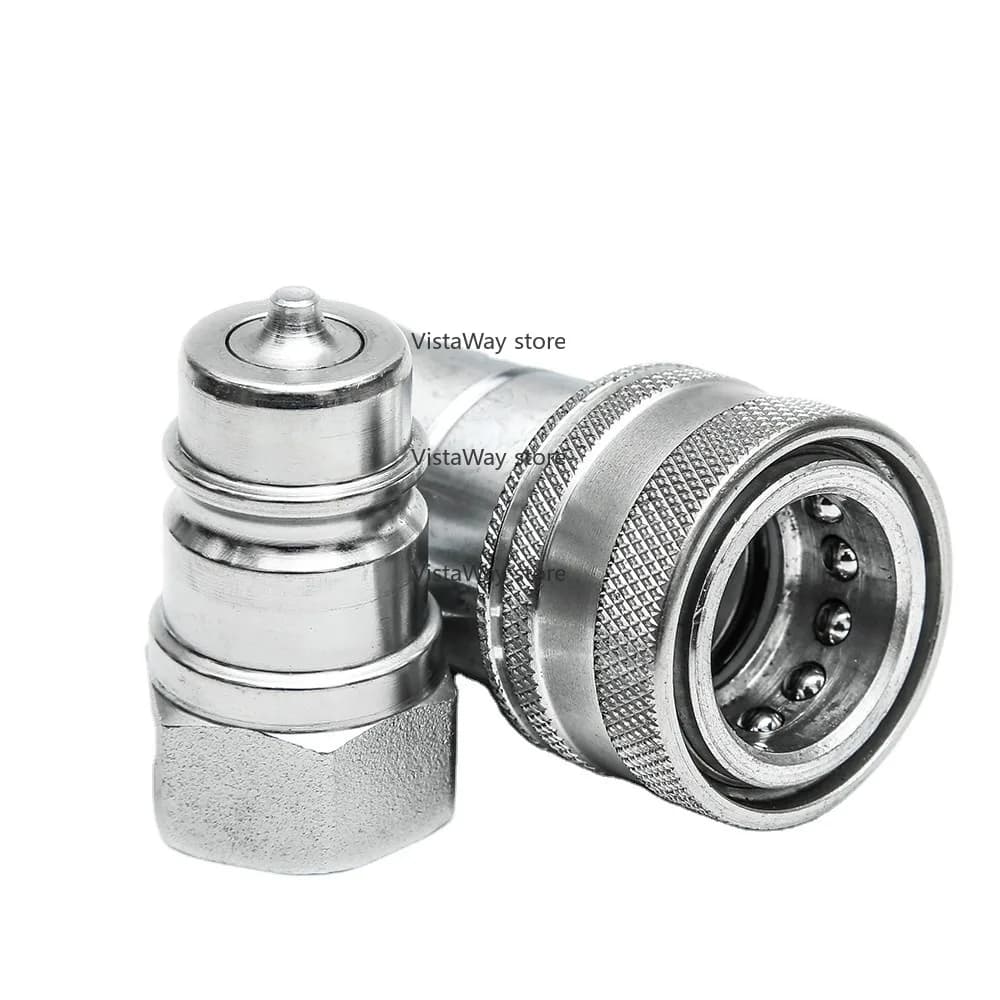 ISO7241-A Standard 3/8 ANV Quick Connector Stainless Steel Hydraulic Quick Connector for Agricultural Machinery