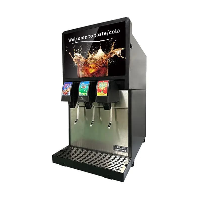 Coke carbonated beverage cold drink self-service syrup machine is now Pepsi is now adjusting hamburger beverage machine