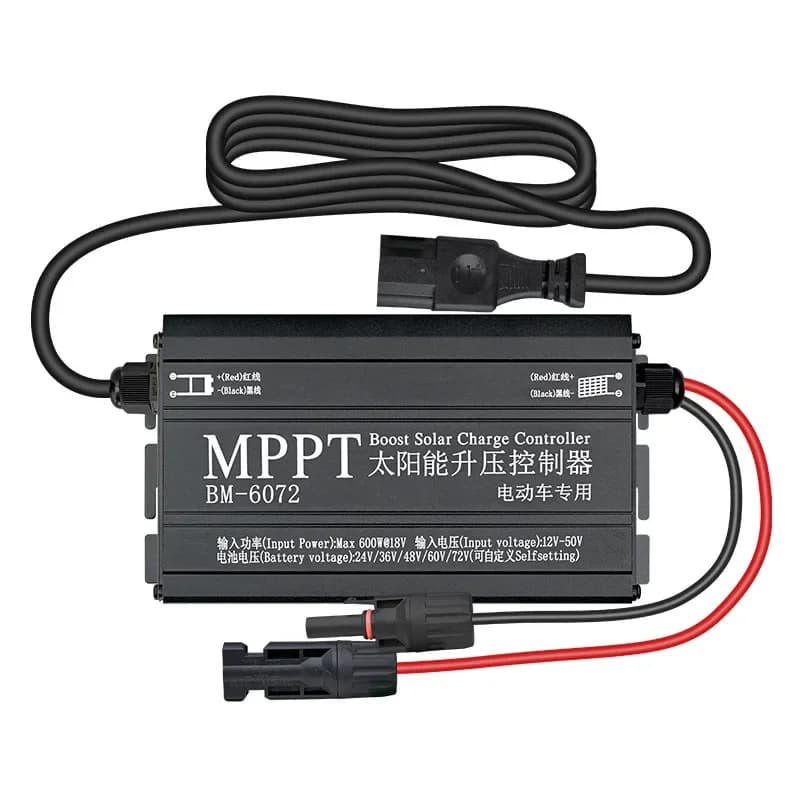 600W solar electric vehicle, dedicated charging controller, charging 24V 36V 48V 60V 72V battery