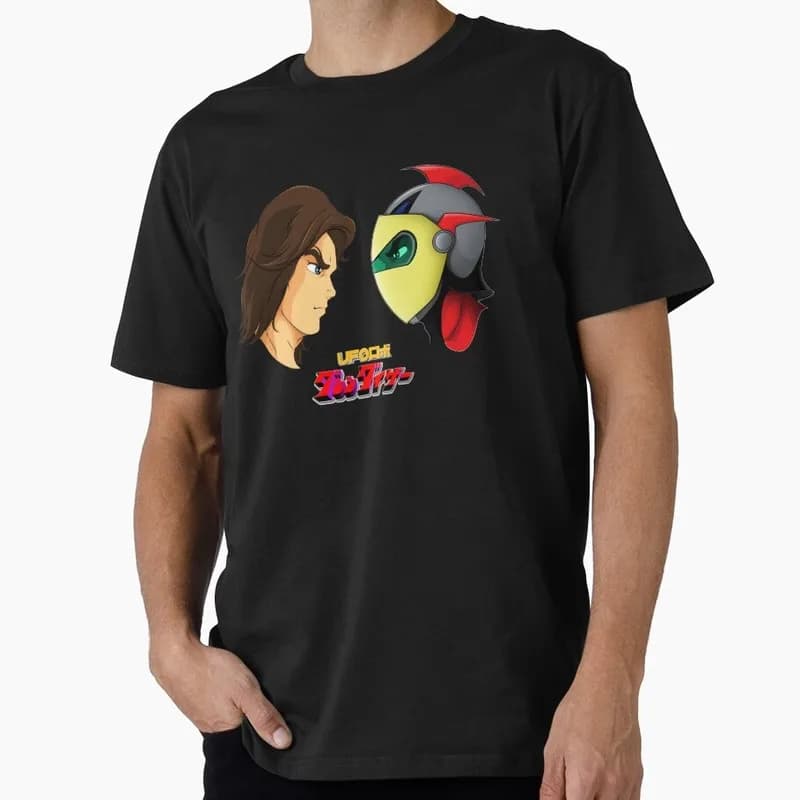 Kagaku Ninja-Tai Gatchaman Science Ninja Team Unisex Graphic T-shirt Vintage 70s Anime Battle of the Planets G-Force Fan Tops