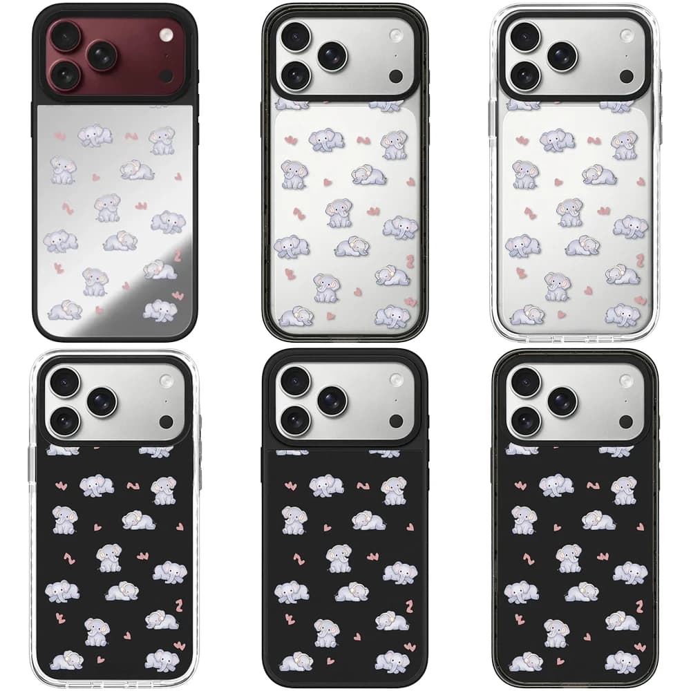 609235 Impact / Mirror Black Border Magnetic Case: Compatible with IPhone 18 17 16 15 14 13 Pro Max 17 Air