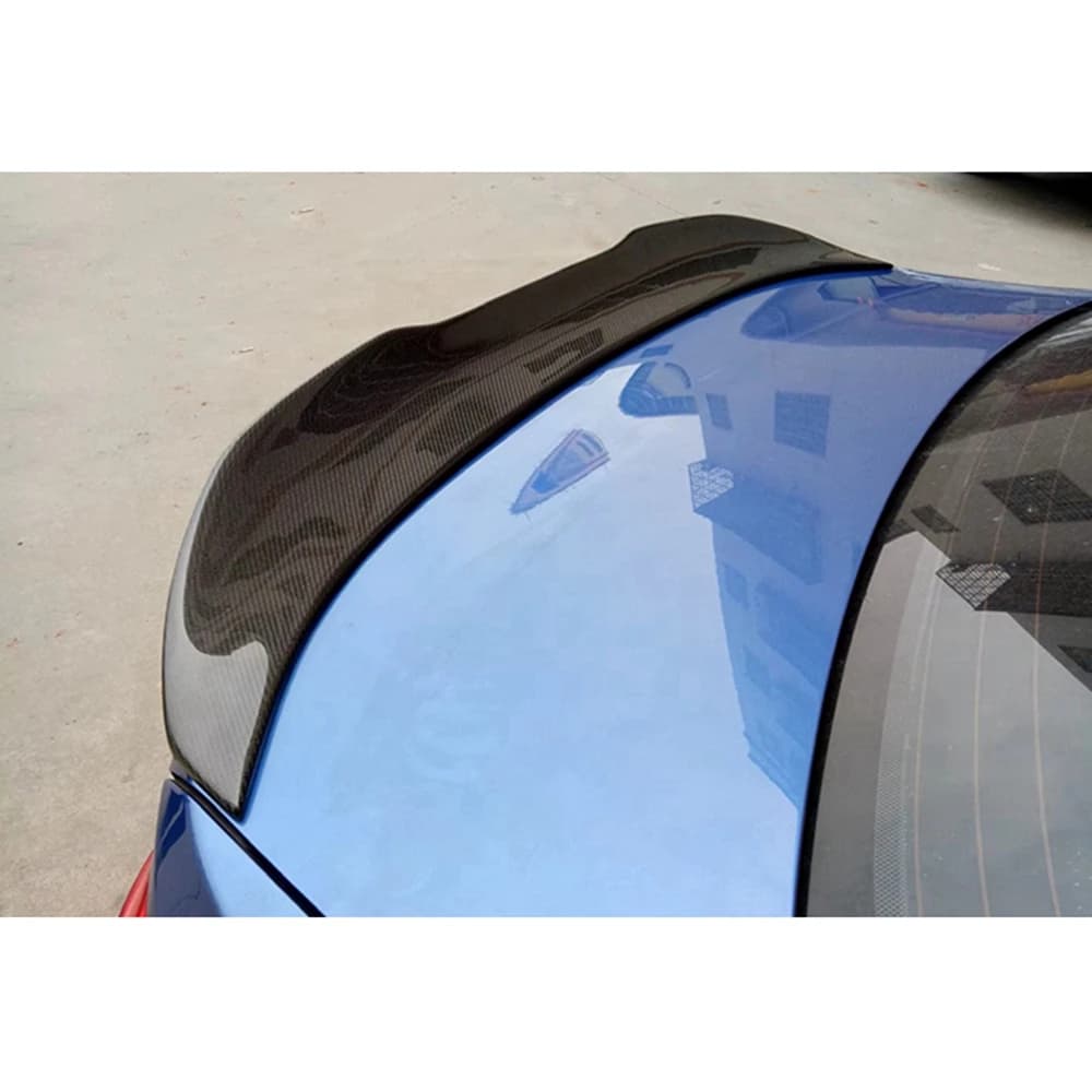 For BMW 3 Series F30 F35&M3 F80 Sedan PSM Style Carbon fiber Rear Spoiler Trunk wing 2011-2019 FRP Forged carbon