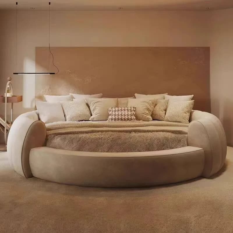 Italian Luxury Adult Double Bed Platform Princess King Size Monster Double Bed Bedroom Bases Lozko Sypialniane Home Furniture