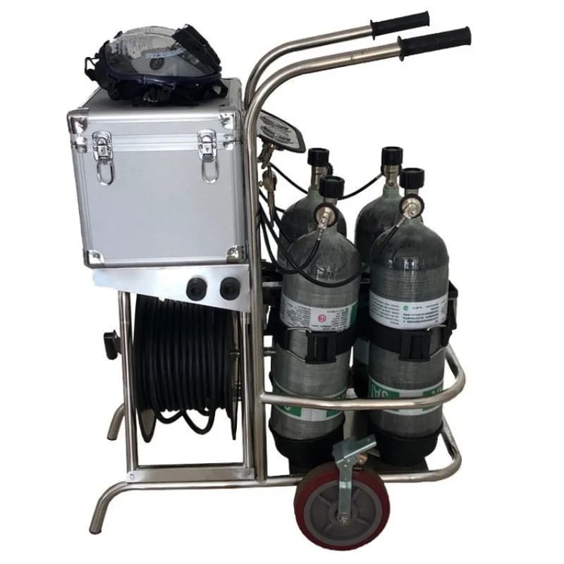 Emergency rescue protective equipment mobile gas supply