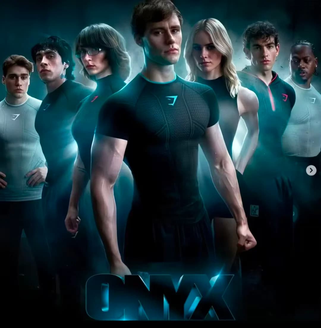 2026GYMSHARK ONYX V5 Hoodie,GYMSHARK ONYX V1 HoodieFitness Clothing, Fitness Exercise Muscle Strength Tight Hoodie Shapewear Top