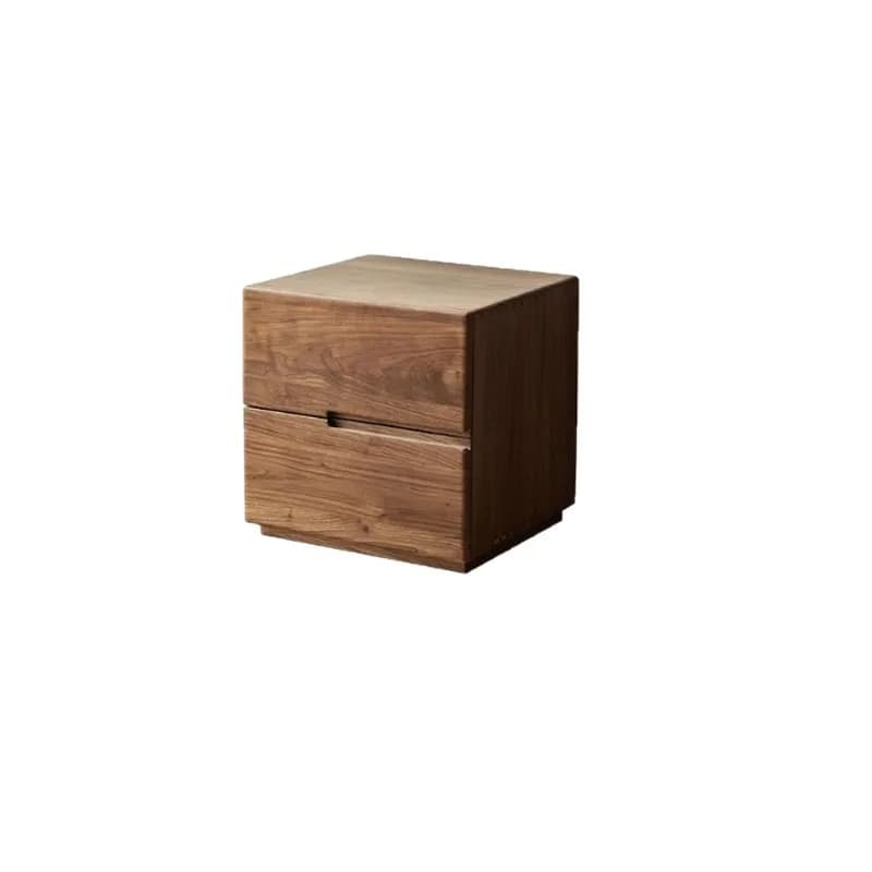North American black walnut all-solid wood bedside table, bedroom storage bedside table