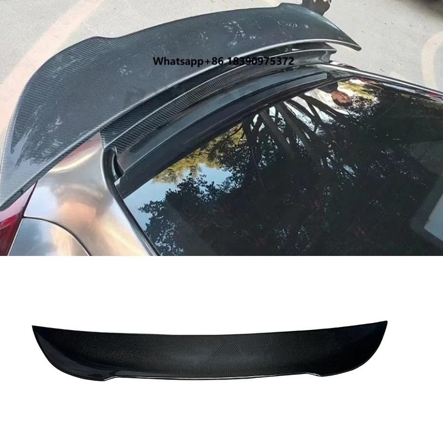 M Style 970 Panamera Carbon Fiber Rear Spoiler for  970 970.2 Rear Wing Tail Spoiler 2014-2017