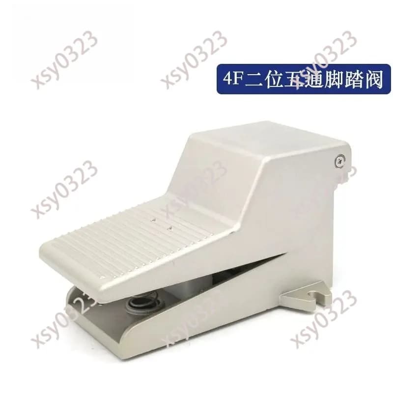 Pneumatic Foot Pedal Valve 4F210-08, Industrial Foot Control Switch for Pneumatic Equipment Control