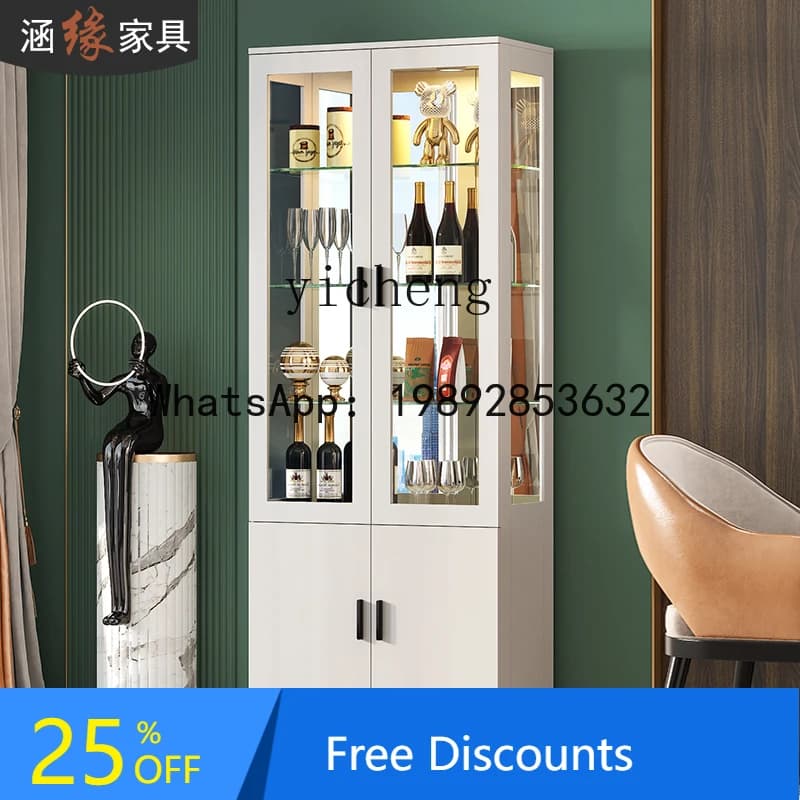 AA  light luxury wine cabinet display cabinet simple  wall dining side household locker