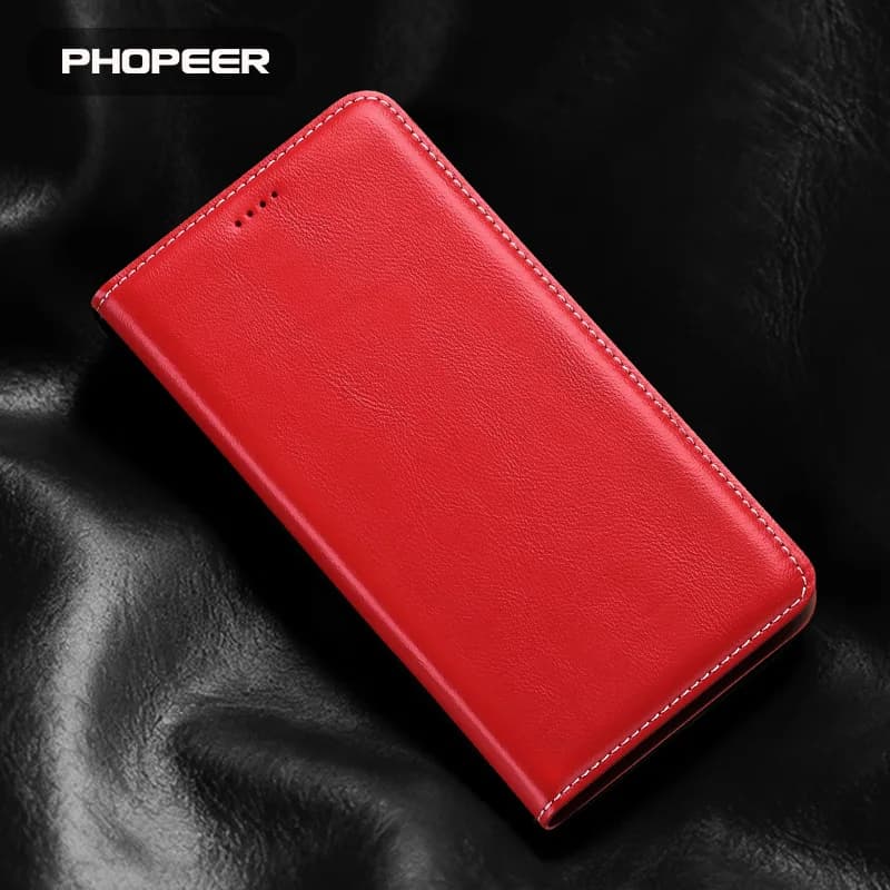 Luxury Genuine Leather Phone Case for Asus Zenfone 12/11 Ultra/10/9/8 Flip/7 Pro/6 ZS630KL/5/5Z ZE620KL Babylonian Style Design