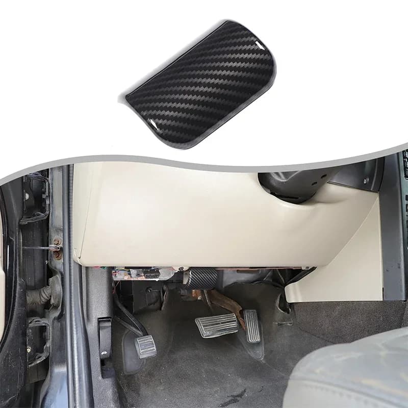 ABS Carbon Fiber For Hummer H2 2003-2007 Car handbrake release handle decorative cover sticker car interior accessories