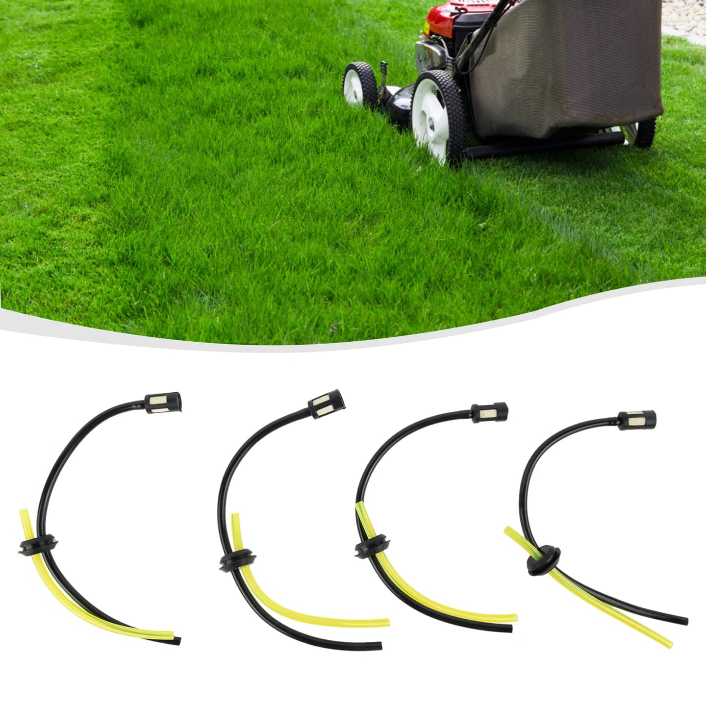Tank Filter Fuel Line Replacement Set Of 4 Spare Parts Grommet String Trimmer Accessories Assembly For McCulloch