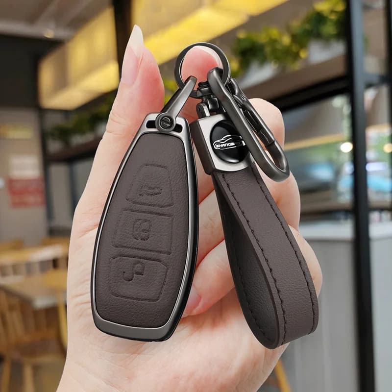 3 Buttons Car Key Case For Ford C-Max Mondeo Kuga Fiesta Titanium Ford Focus 3 4 ST MK3 MK4 Key Fob Cover Case Bag