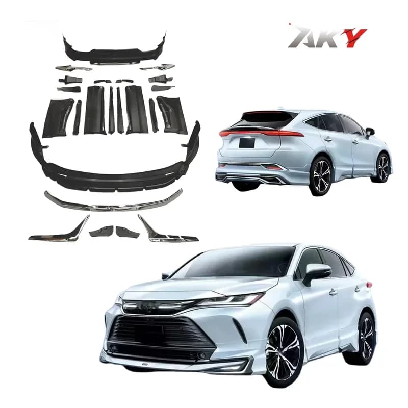 Goor Price For To-Yo-Ta Her 2020-2022 Mode Lista M Style Body Kits Front And Rear Lips LED Grille Side S