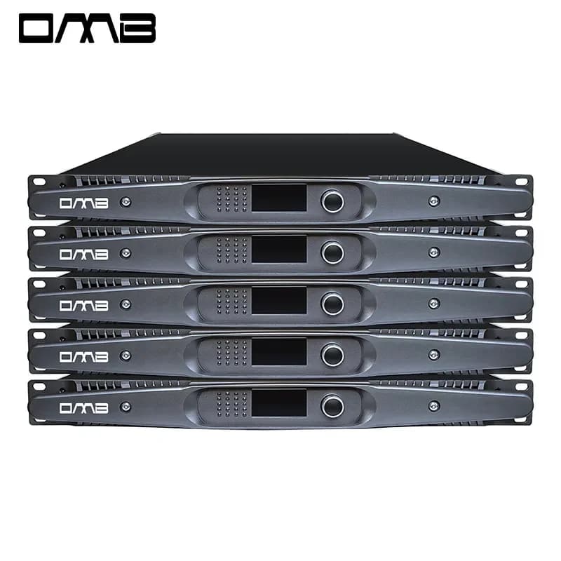 2000W 4 Channel Top Class Amplification Reliable Flexible Rack Digital Powersoft  Amplifier for Touring Applications