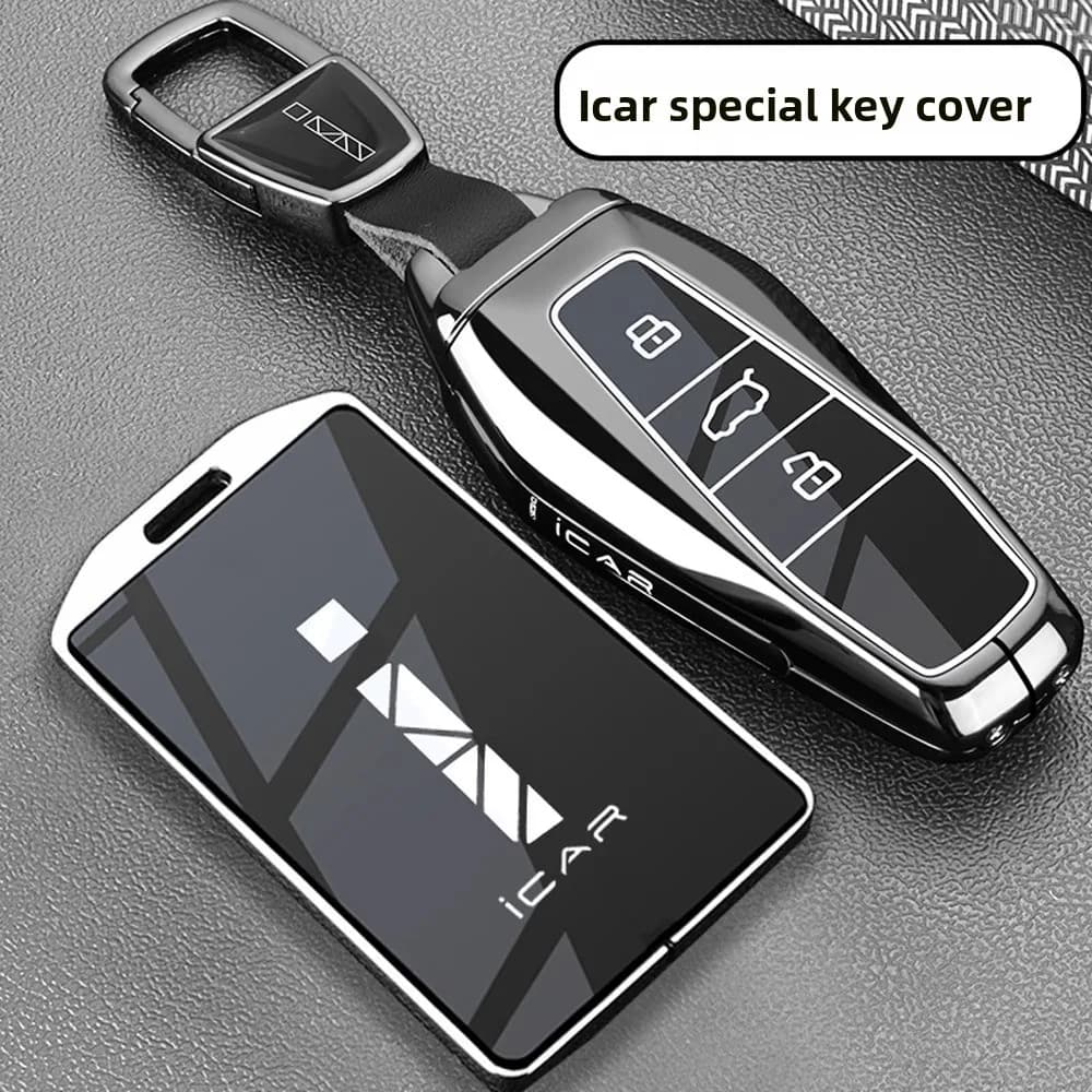 2025 Chery icarv23 car key set special ICAR03 car remote control shell NFC card cover buckle shell for men