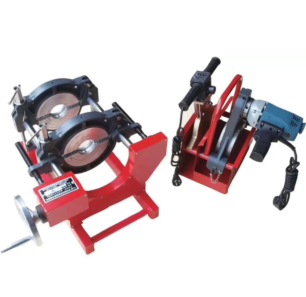 EWORK MS160-2 New Hydraulic Hand Wheel Butt Fusion PE Pipe Welding Machine 63-160mm 3.65kW