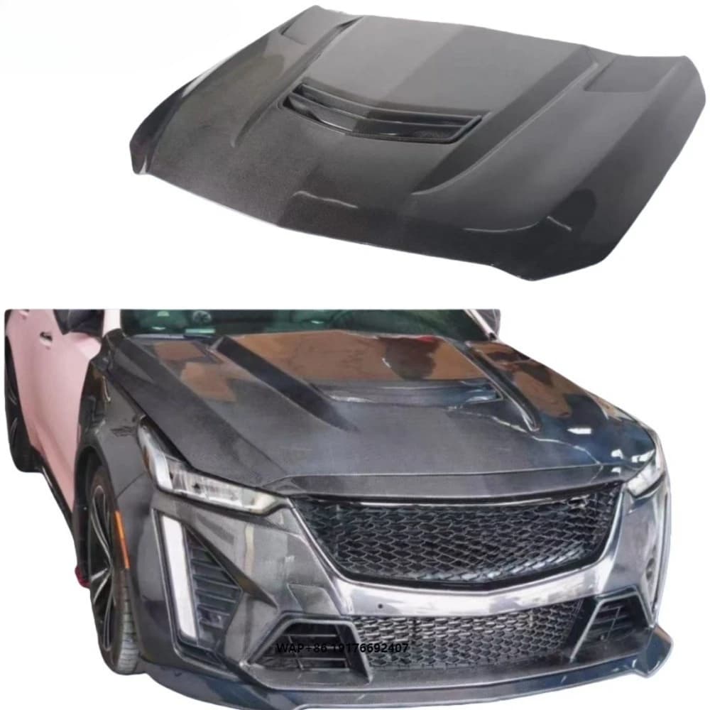 High-Quality Carbon Fiber Hood for CT5 (GTS/V Style, Forged Carbon Option)
