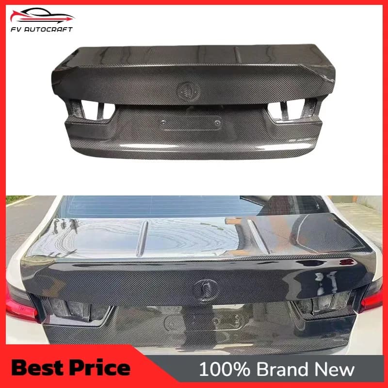 【2026】CSL Style Real Carbon Fiber Trunk Lid For BMW 3 Series G20 2019-2024 Rear Boot Lid Tailgate Performance Lightweight Replac