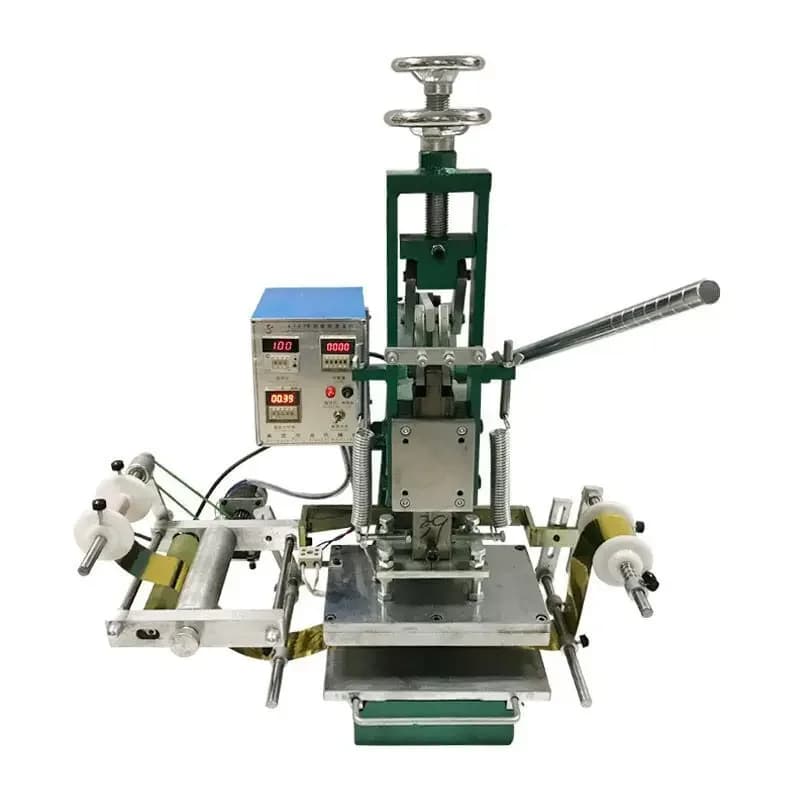 Large bronzing machine, branding album handbag wallet trademark, belt branding and marking machine