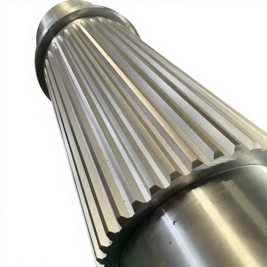 Customized Steel Spur Involute Spline Multi-Tooth Cylindrical Mechanical Transmission Gear Shaft Large Linear Luoyang Jiawei