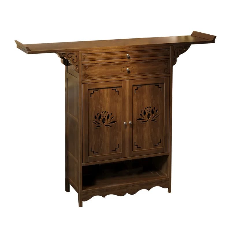Cz  cabinet god of wealth offering table r for home incensestatue guan gong bodhisattva offering table tribute