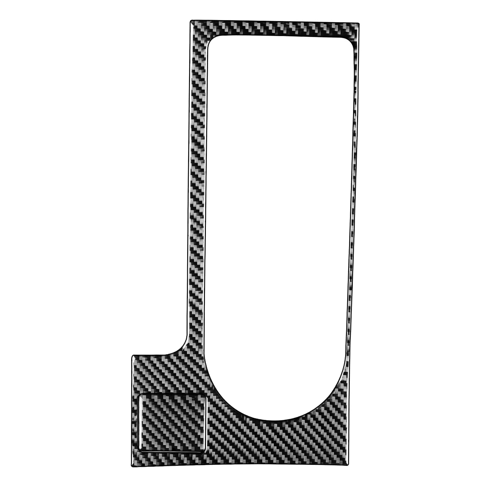 Carbon Fiber For Subaru Impreza 2009-2011 Car Center Console Cup Holder Panel Trim Customizable Sticker Interior Accessories