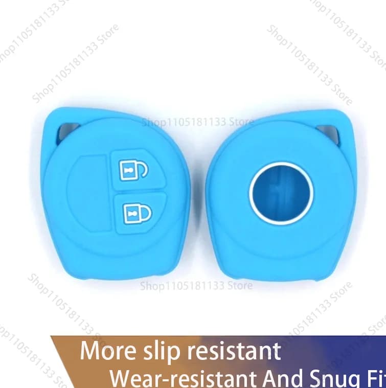 For Suzuki SX4 For Alto For Swift Straight 2 Button Key Cover Silicone Protective Case Anti Scratch Shockproof Protector