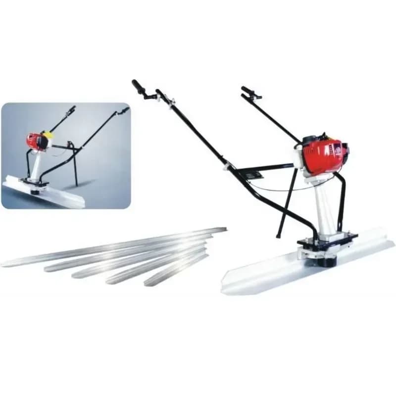 Portable Concrete Power Screed Surface Finishing Machine Lightweight Plaster Leveling Tool for Construction