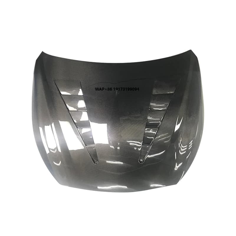 High Quality Carbon Fiber Car Part Engine Hood Bonnet for Infiniti Q50 Perfect Fitment
