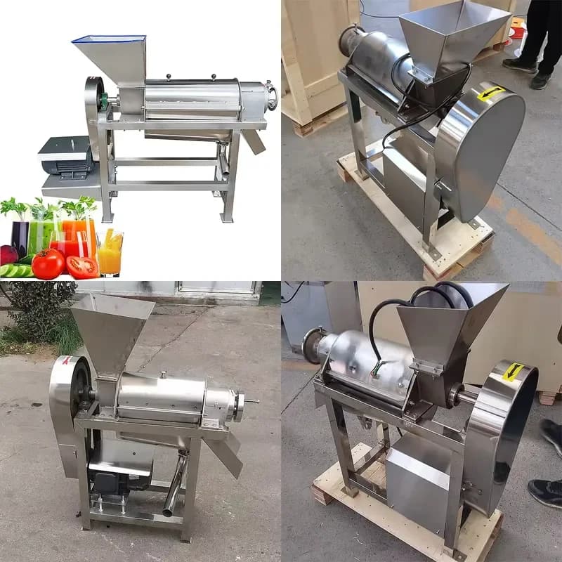 YWM Certificate Industrial Spiral Juice Extractor/ Fruit Squeezing Juicer Machine/ Vegetable Screw Crushed Juice Making