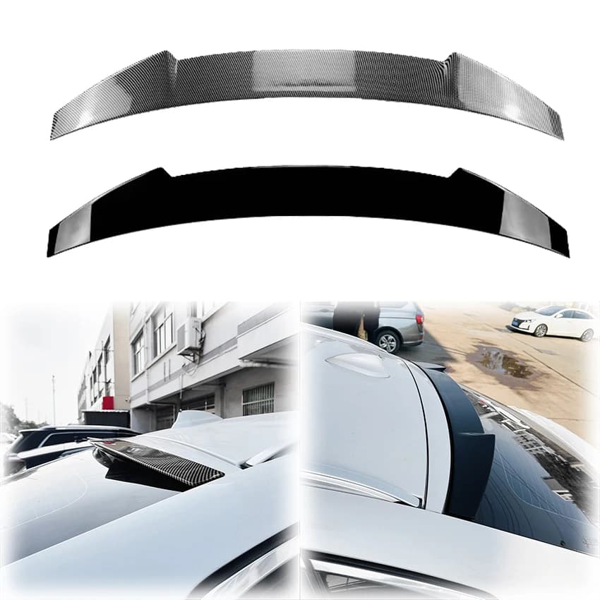 2015 To 2019 For BMW X6 F16 Car Rear Window Spoiler Lip Roof Wing Trim Sticker By High Quality ABS Gloss Black Carbon Look