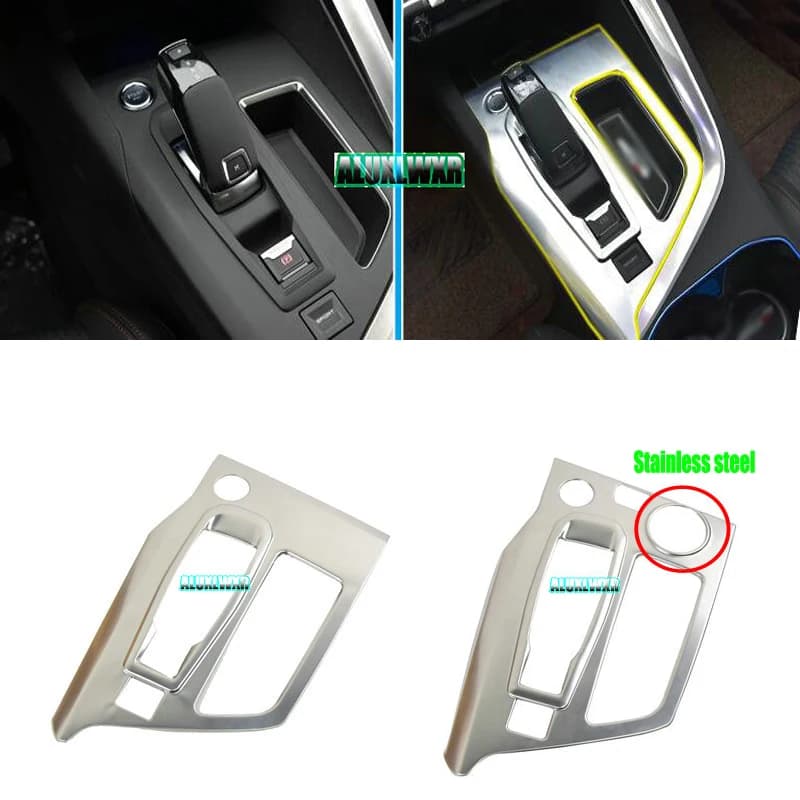 Style Stalls Decorative Panel Cover Case Sticker Car-styling Stainless Steel for Peugeot 3008 GT 4008 5008 Car Accessories