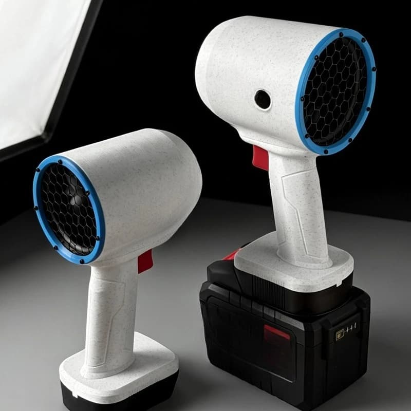 High-power lithium battery brushless violent turbine fan handheld storm dust blowing snow blower
