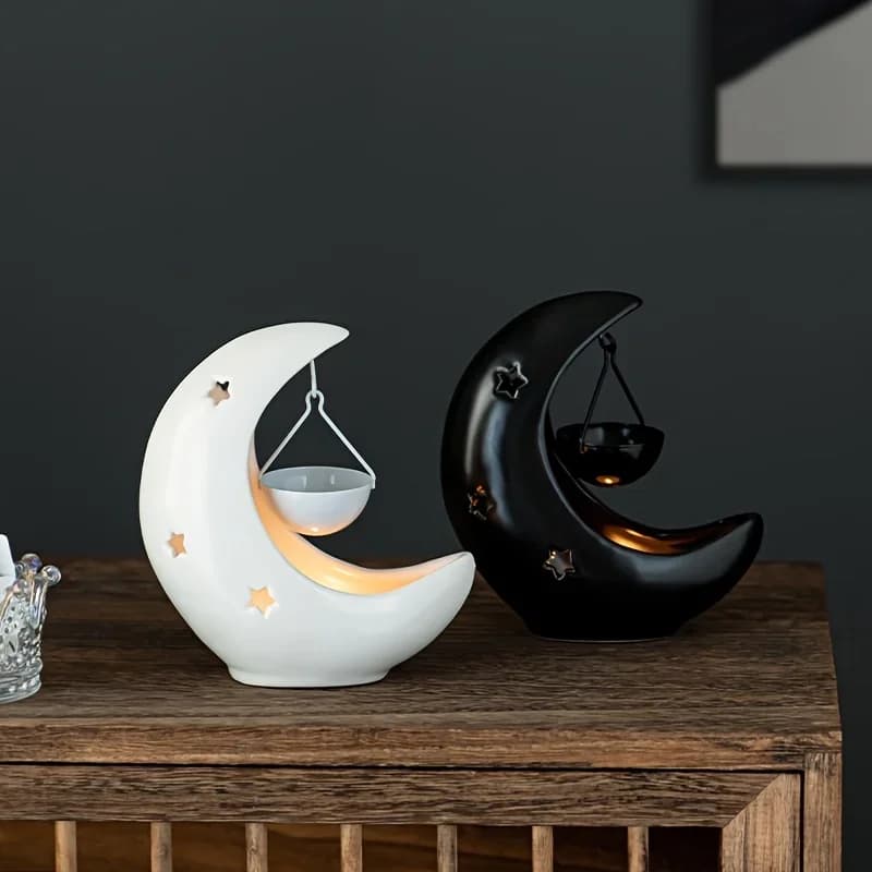 Elegant Ceramic Candle Warmer Aromatherapy Incense Burners Home Decor Romantic Tabletop Burner Candle Holder Ornament Best Gift