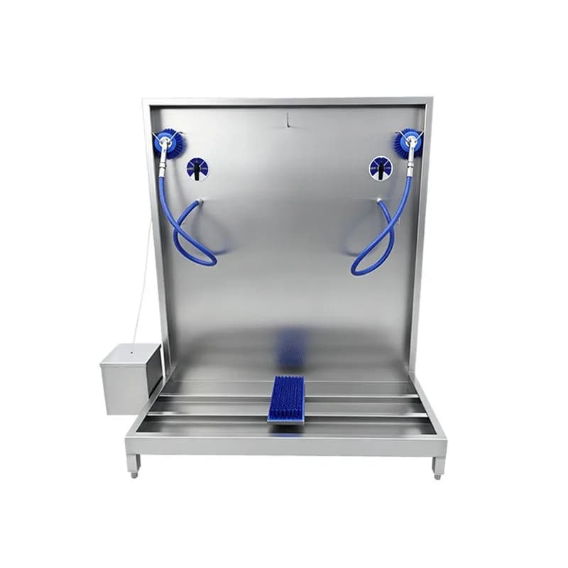 Stainless steel shoe washing machine, single station shoe washing machine in dust-free workshop of food factory,washing machine