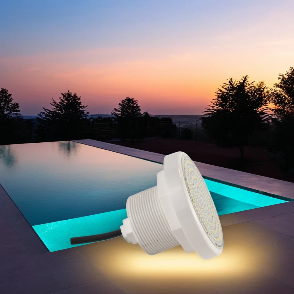 HOTOOK 2Inch LED Swimming Pool Light  AC/DC12V 10W 15W Resin Filled Mini Underwater Light Piscina LED Lamp for Vinyl Pool